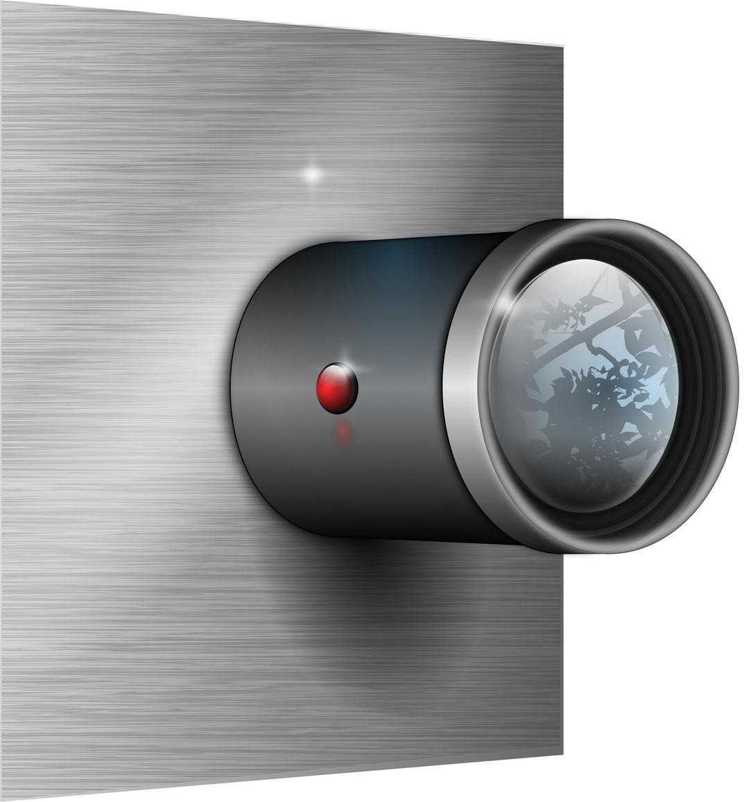 Camera Lens on Wall png transparent