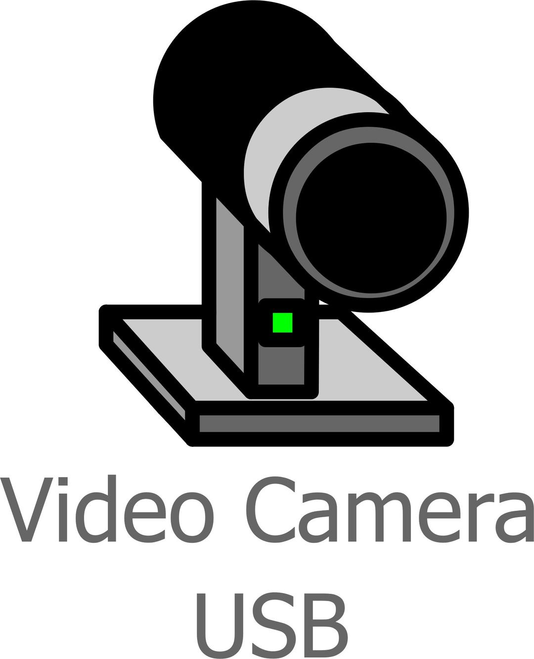 Camera USB Labelled png transparent