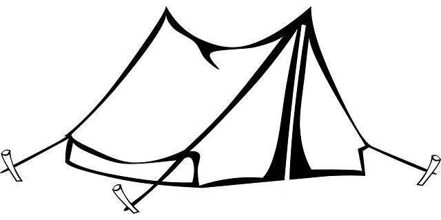 Camping Tent Clipart png transparent