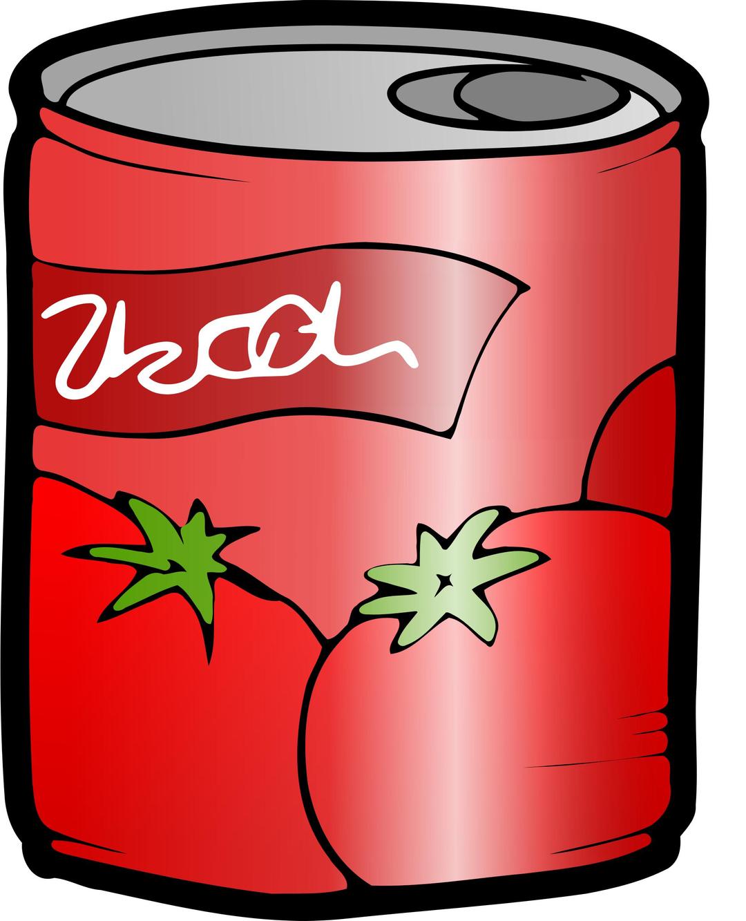 Can of Tomato Juice png transparent
