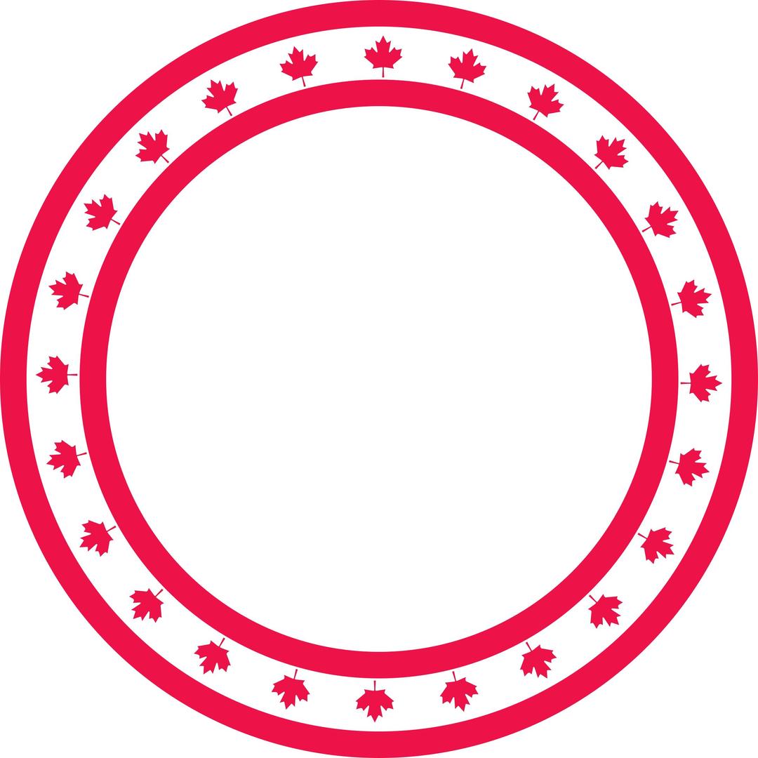 Canada frame png transparent