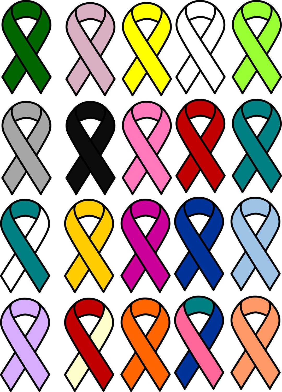 Cancer Ribbons png transparent