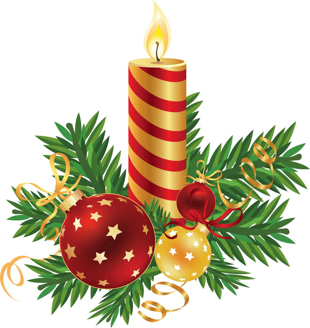 Candle Christma Red png transparent