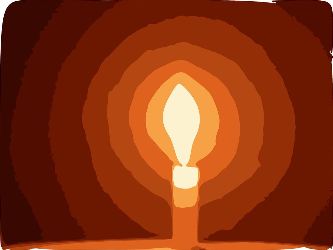 Candle on Table png transparent