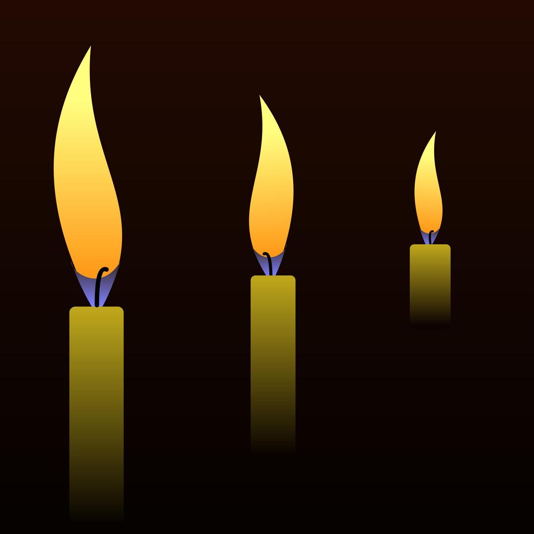 Candles in the Night png transparent