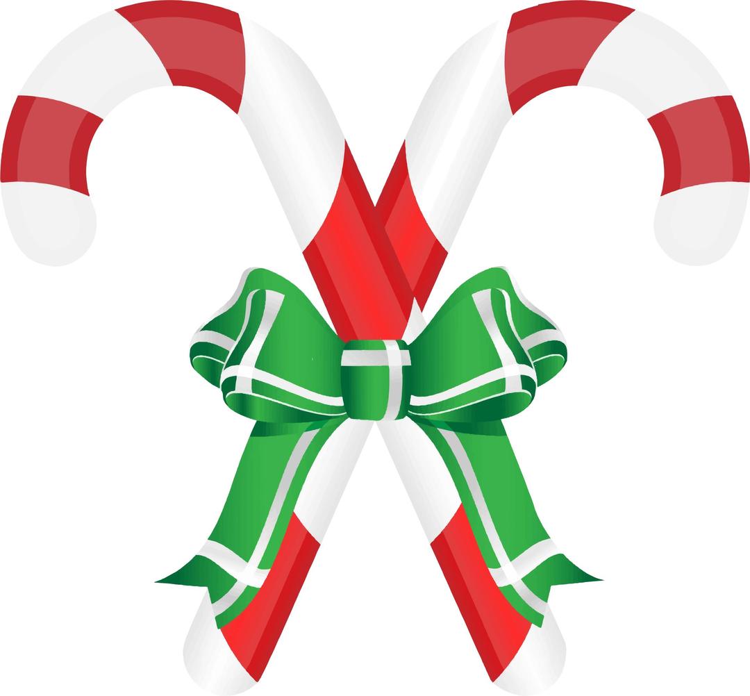 Candy Canes Ribbon png transparent