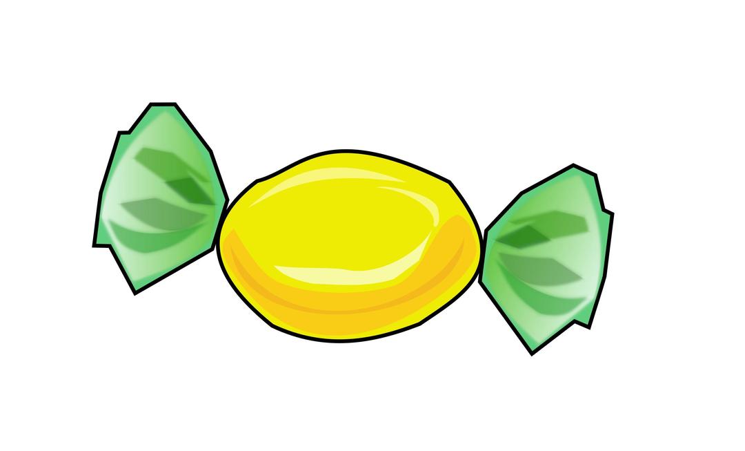 Candy yellow "Nimm 2" png transparent
