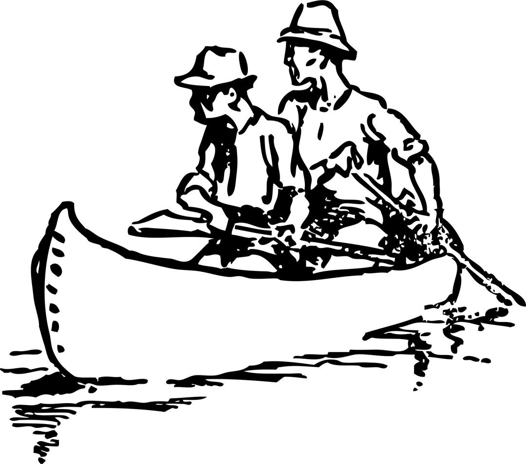 canoe traveling png transparent