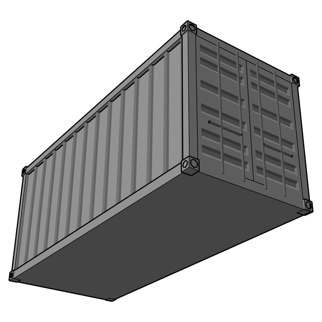 Cantocore Shipping Container png transparent