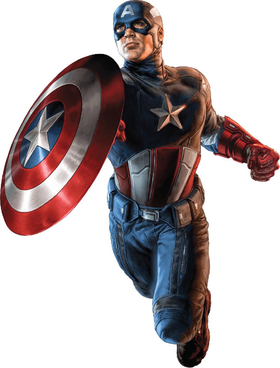 Captain America Flying png transparent