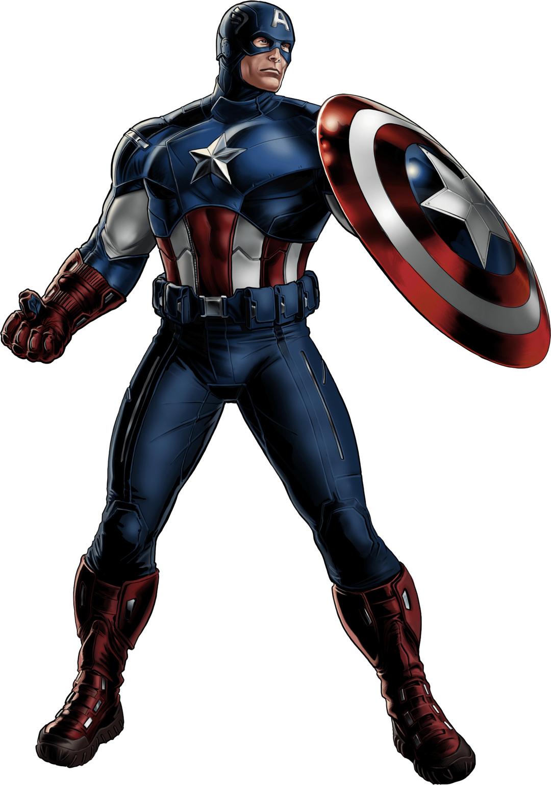 Captain America Looking Right png transparent