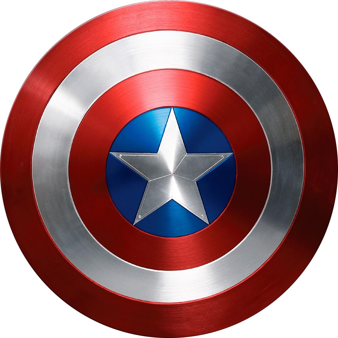 Captain America Photorealistic Shield png transparent