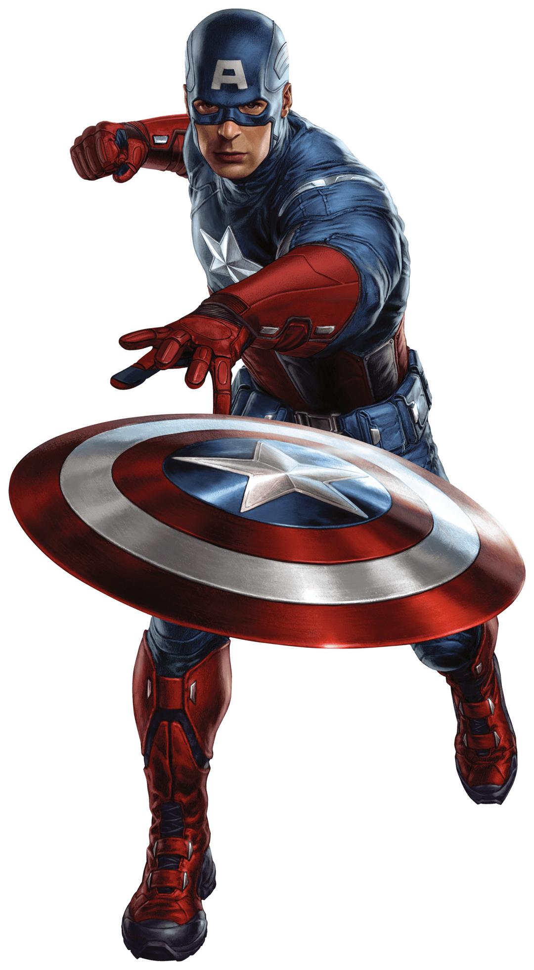 Captain America Throwing Shield png transparent