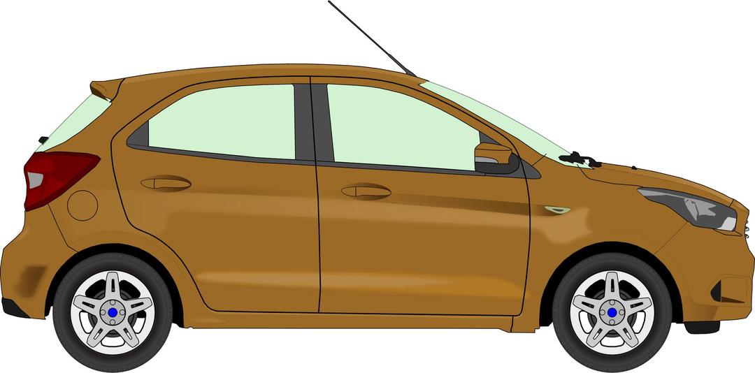 Car 13 (brown) png transparent