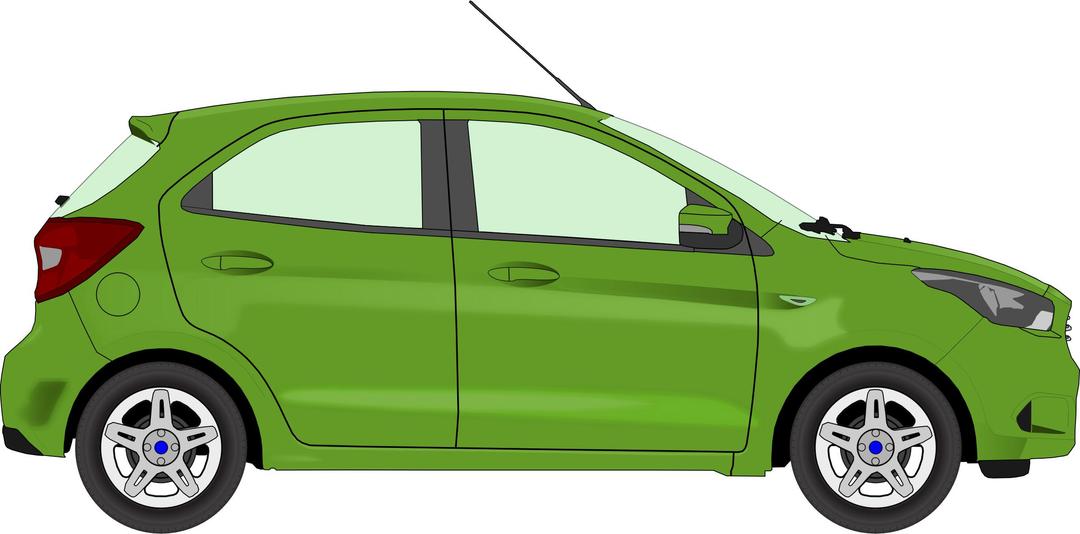 Car 13 (green) png transparent