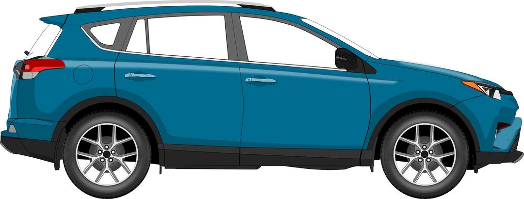 Car 14 (blue) png transparent