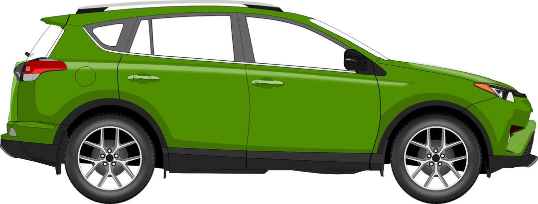Car 14 (green) png transparent