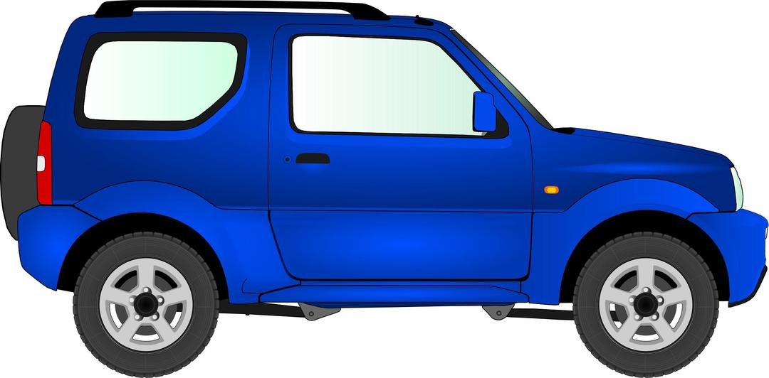 Car 15 (blue) png transparent