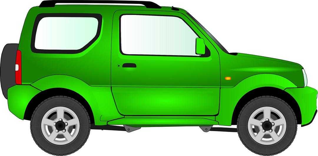 Car 15 (green) png transparent