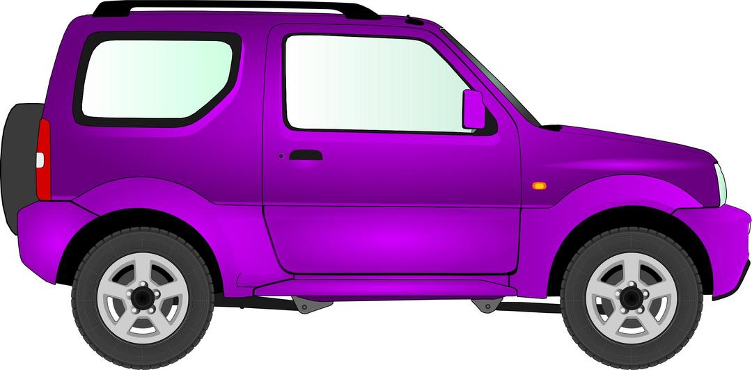Car 15 (purple) png transparent