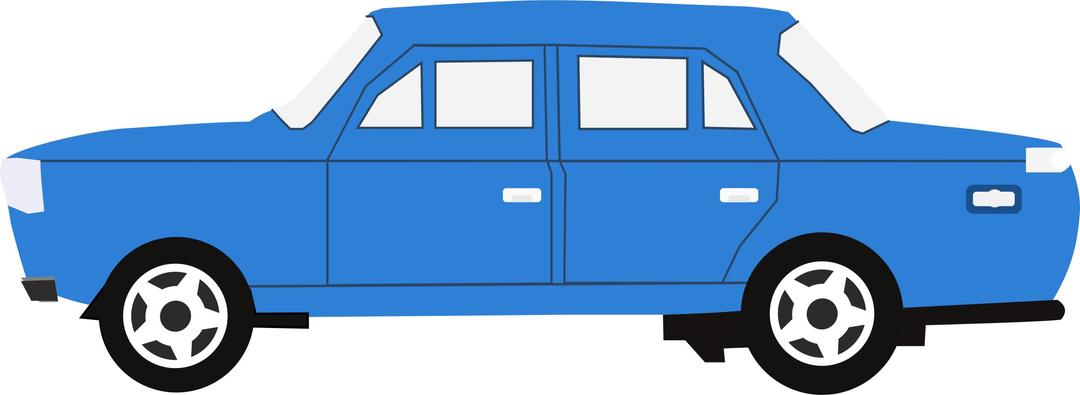 Car 16 (blue) png transparent