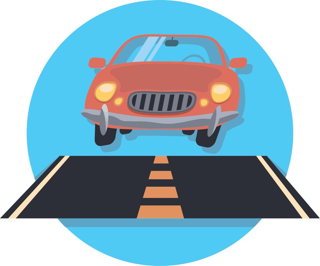 Car And Road Icon png transparent