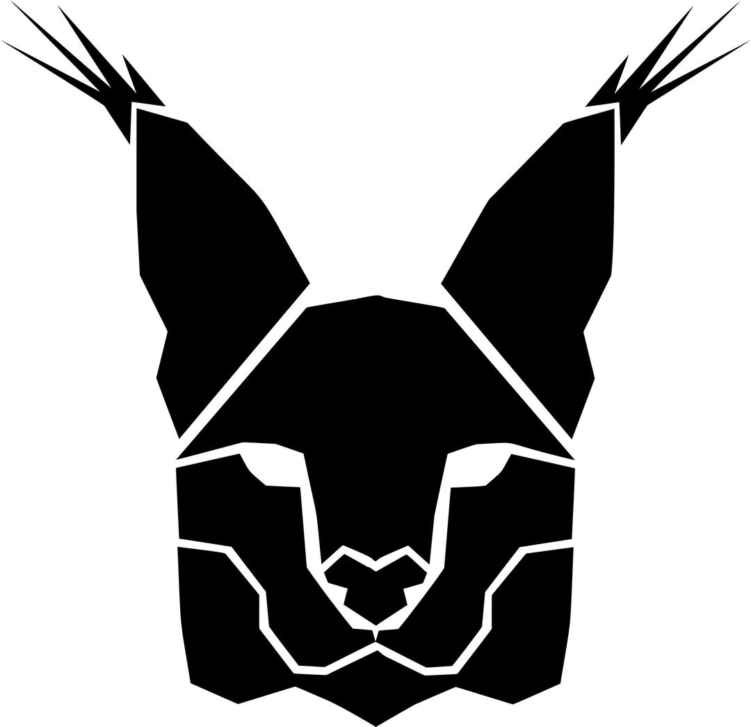 Caracal Wildcat Head Silhouette By Vetherie png transparent