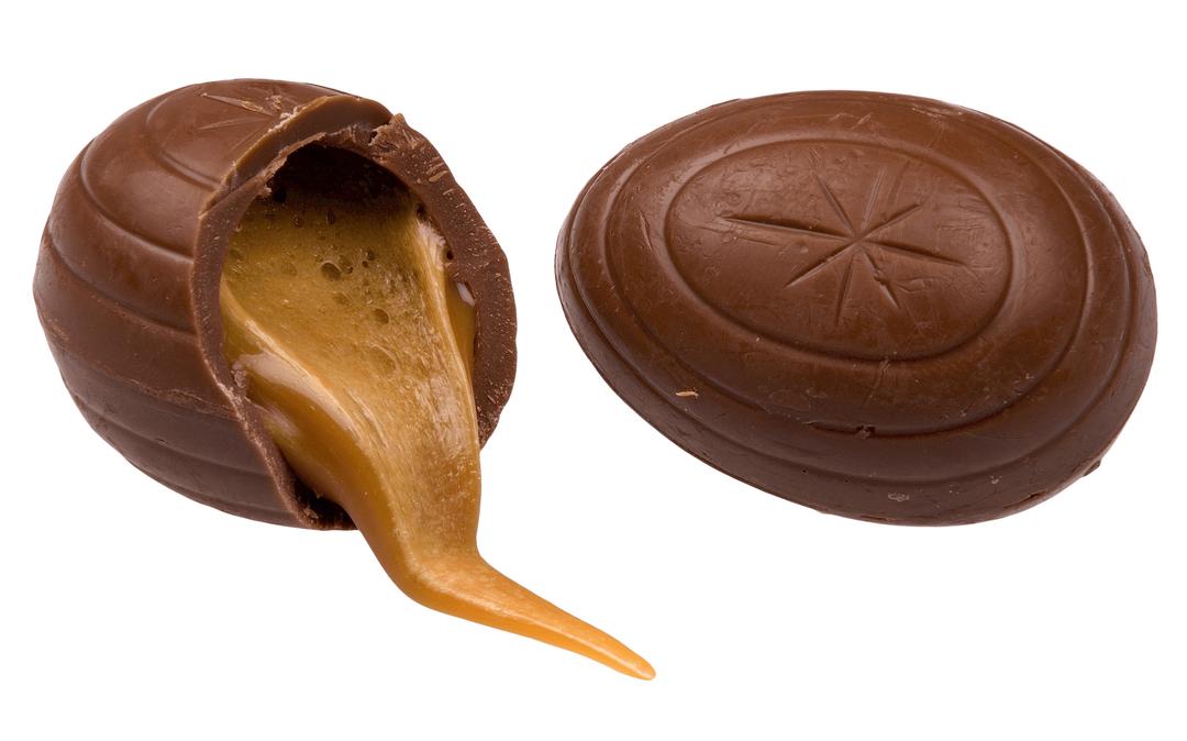Caramel and Chocolate Easter Egg png transparent