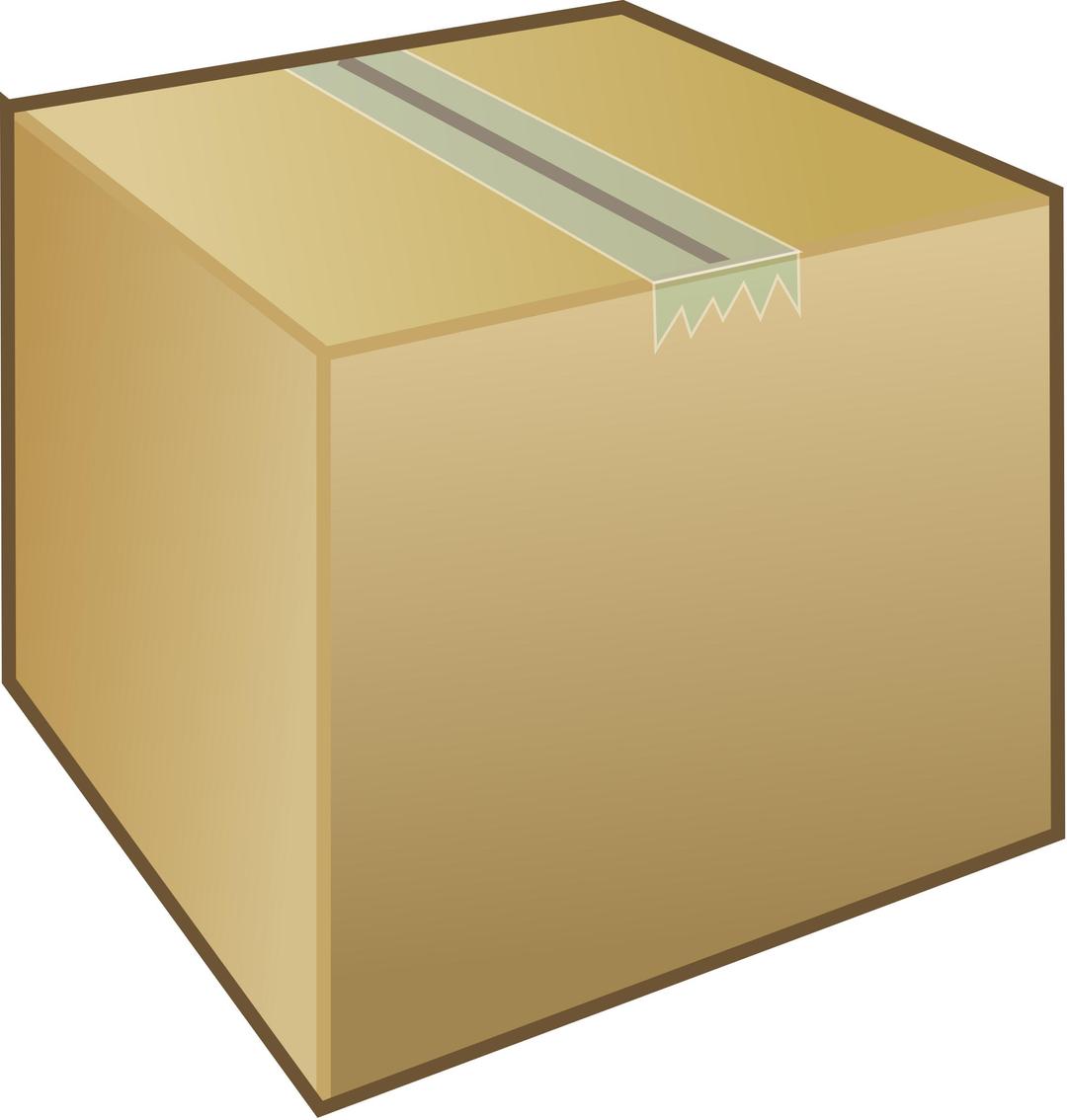 Cardboard box / package png transparent