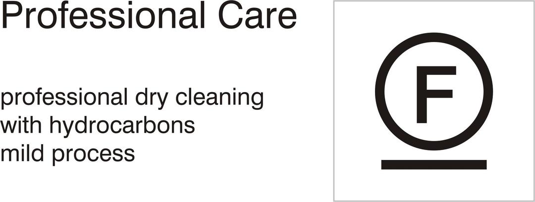 Care symbols, professional care: dry clean with hydrocarbons - mild process png transparent