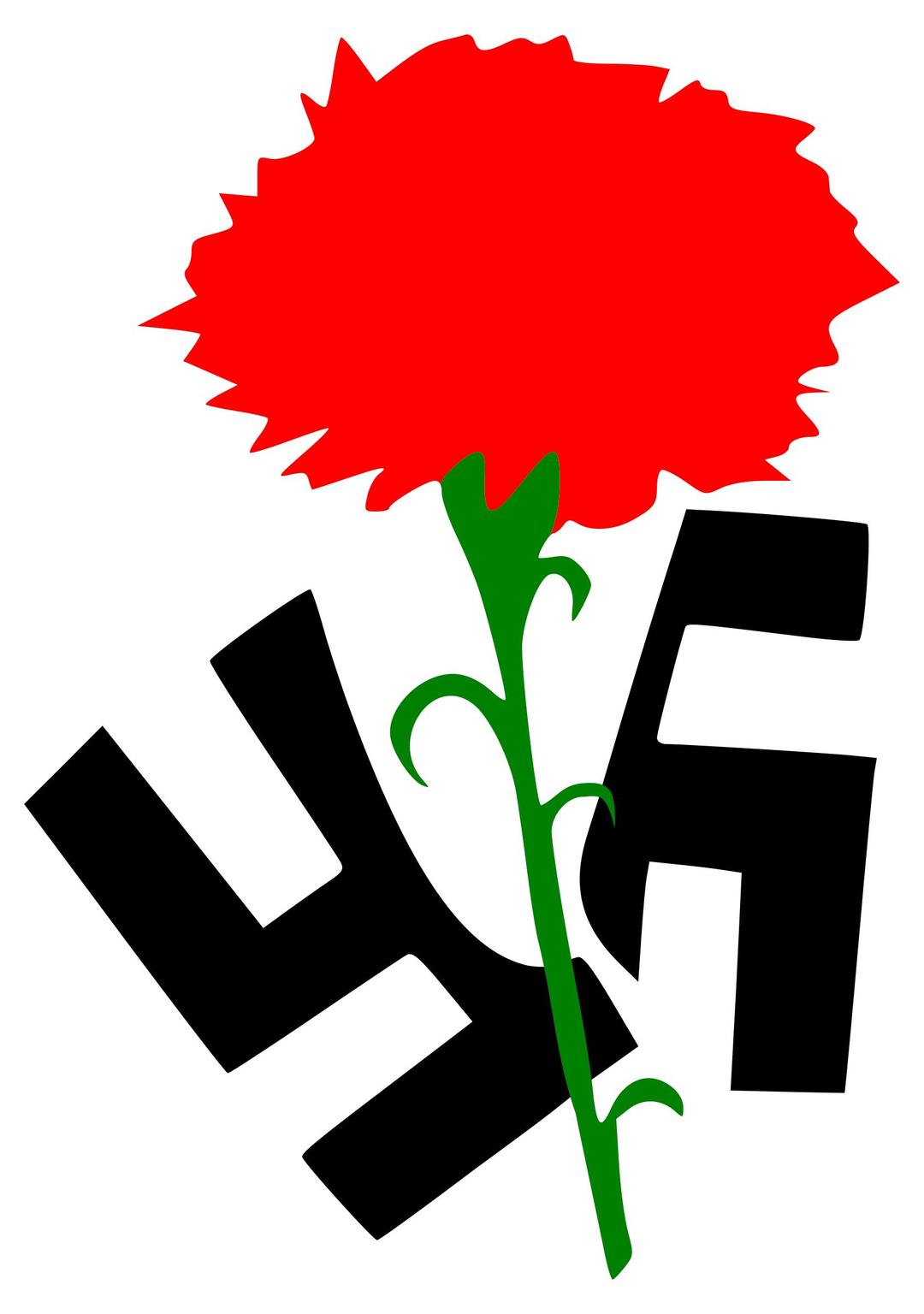 Carnation against Fascism png transparent