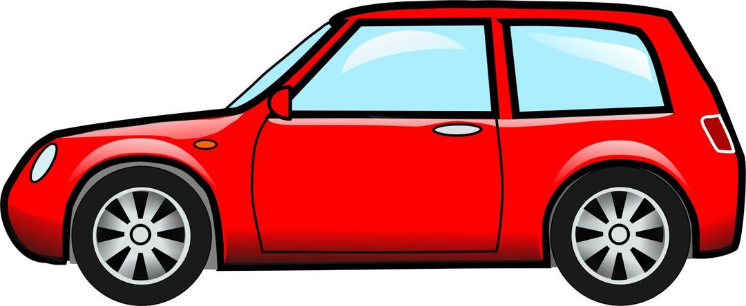 car-red png transparent