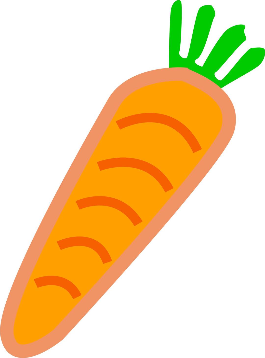 carrot orange with green leafs png transparent