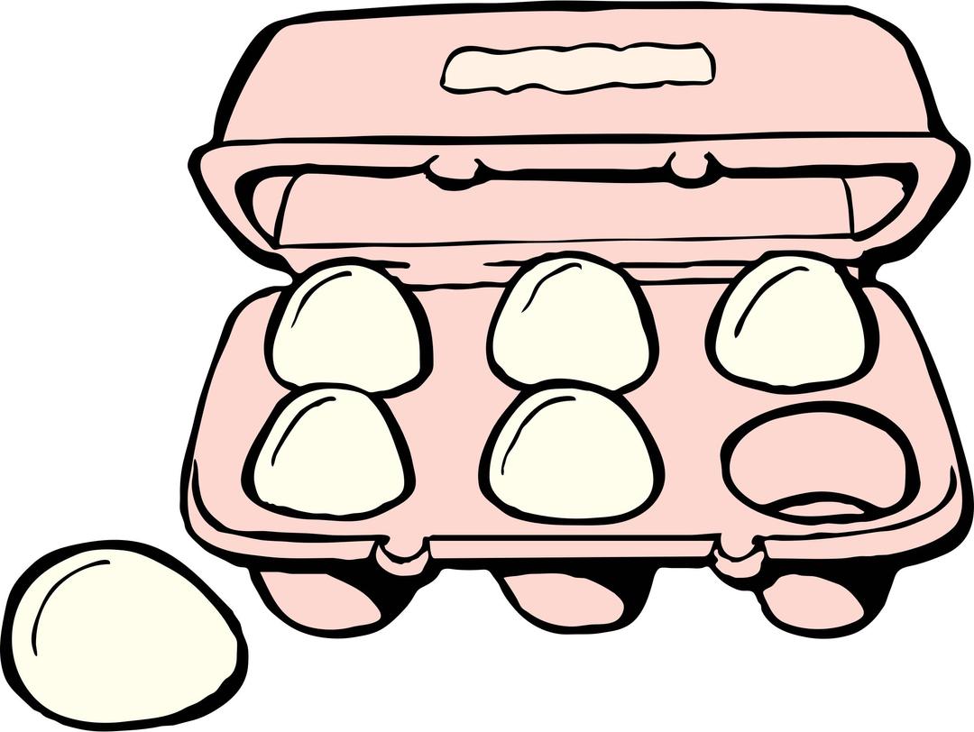 carton of eggs png transparent