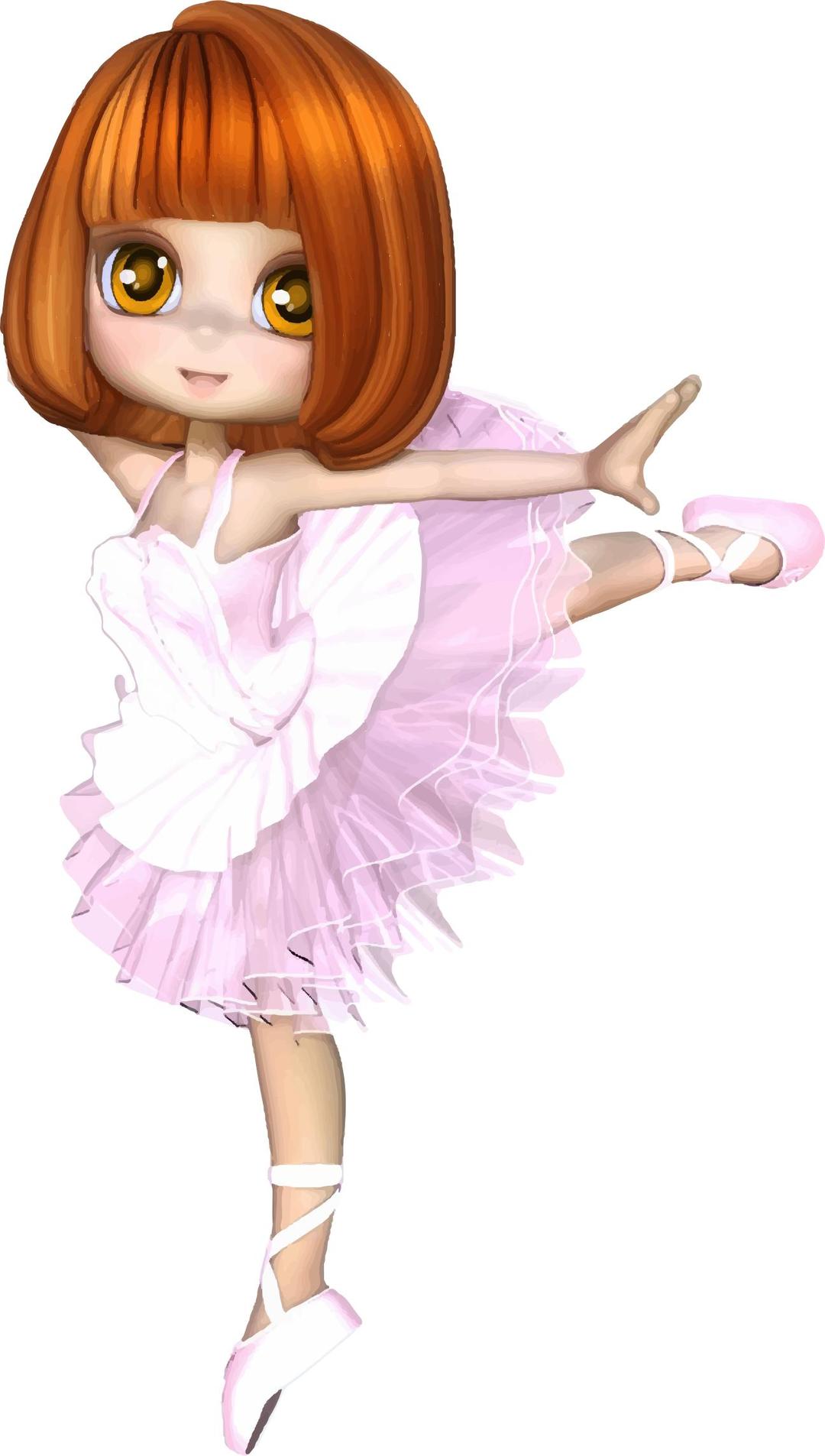Cartoon Ballerina png transparent