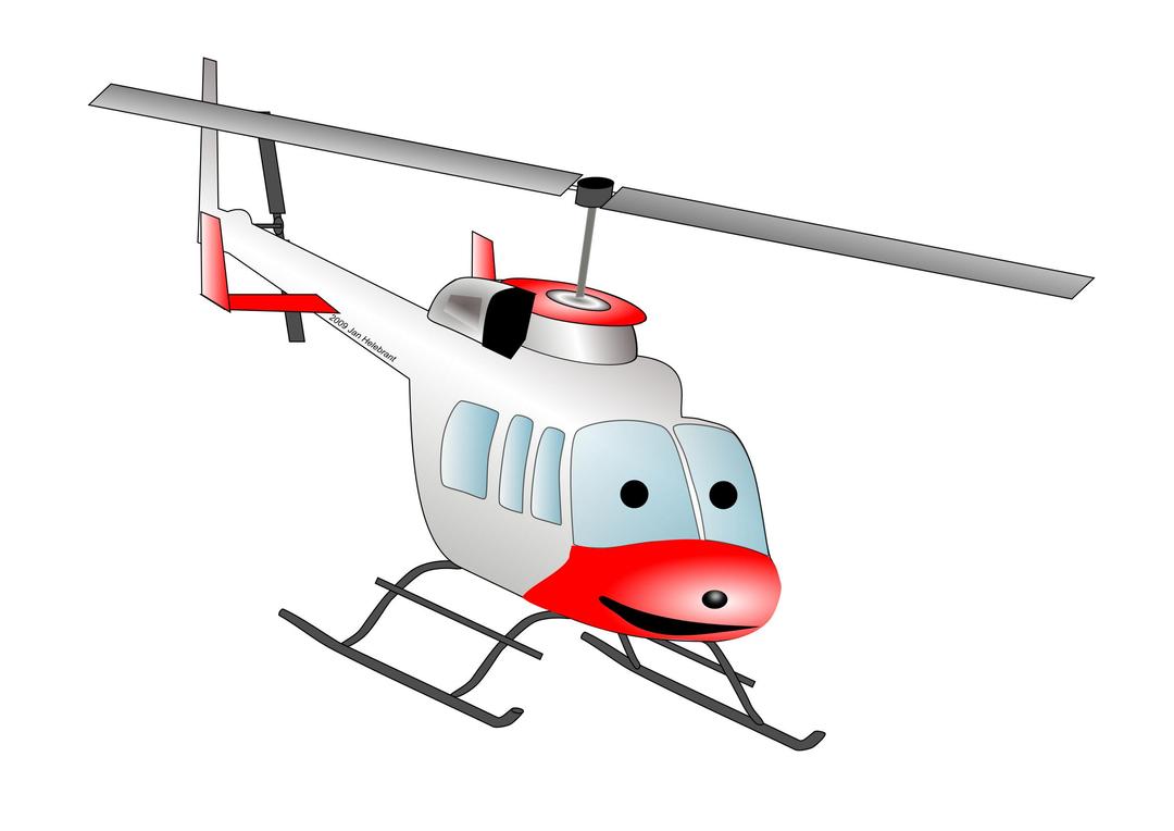 Cartoon Bell helicopter png transparent