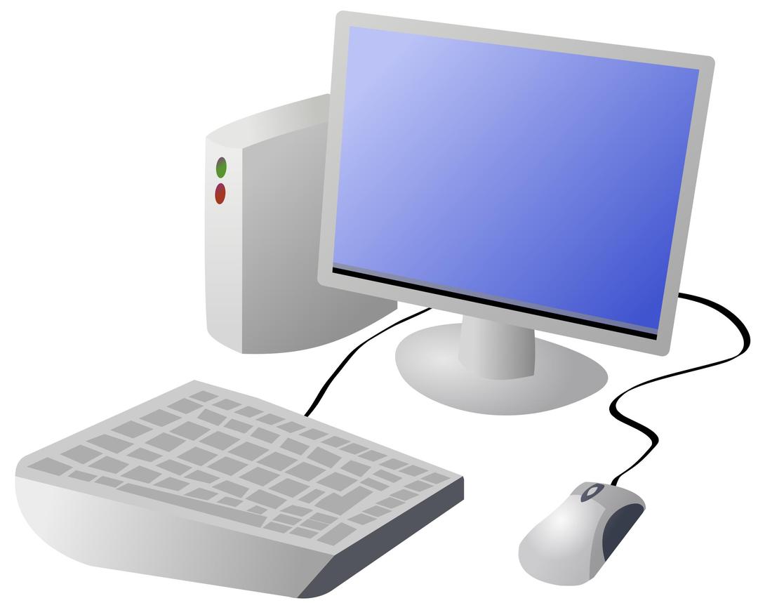 Cartoon Computer and Desktop png transparent