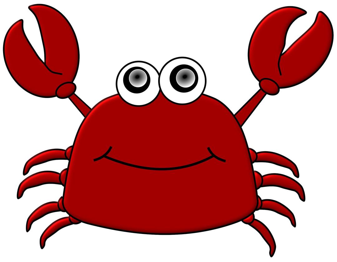 cartoon crab png transparent