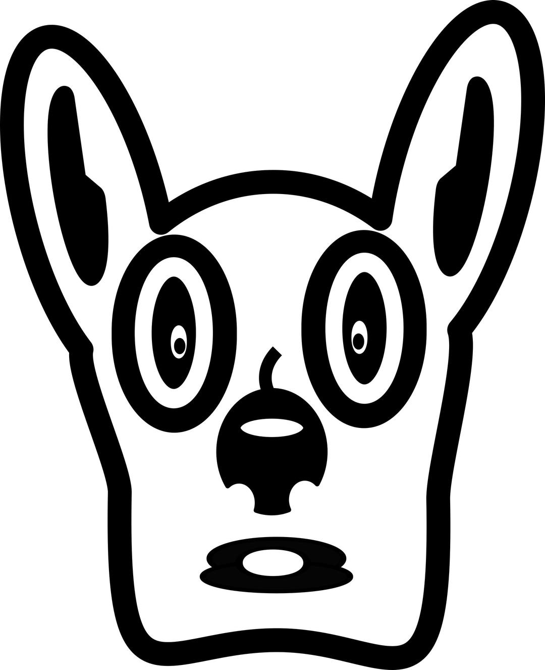 Cartoon Dog Face png transparent