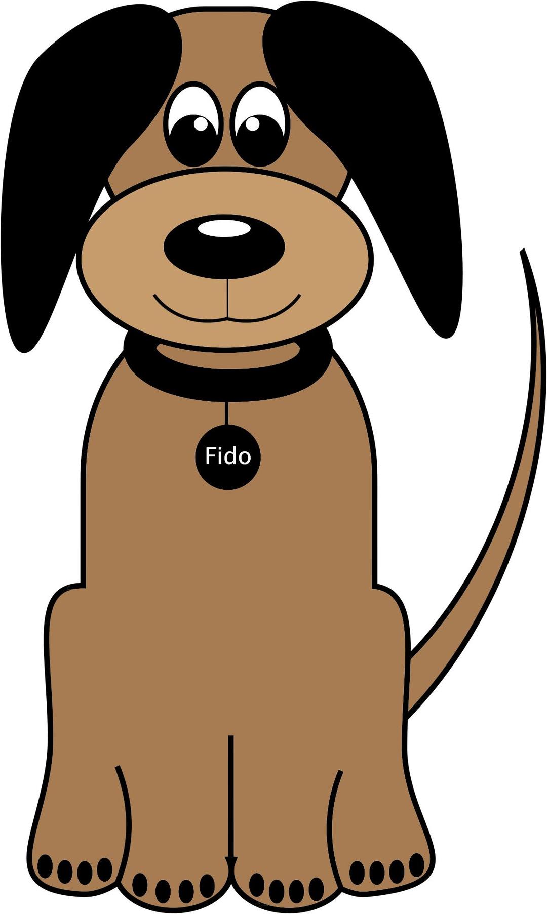Cartoon Dog Fido png transparent