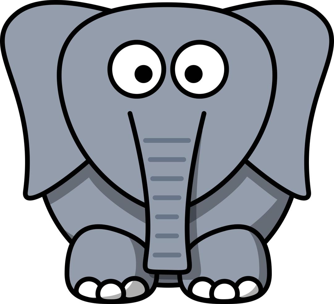 Cartoon elephant png transparent