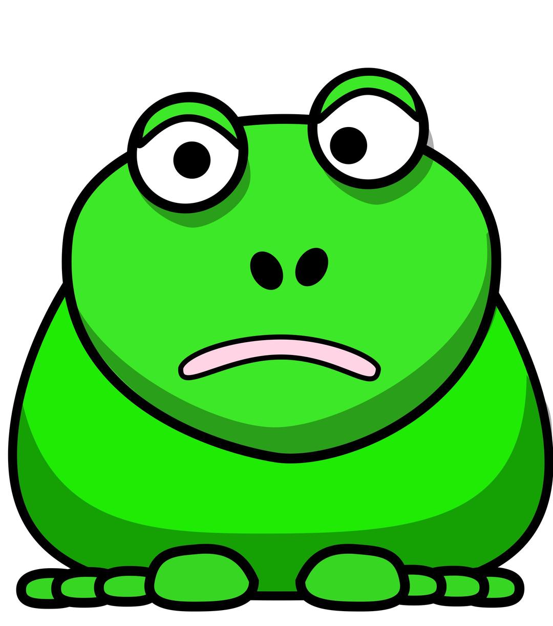 Cartoon Frog png transparent