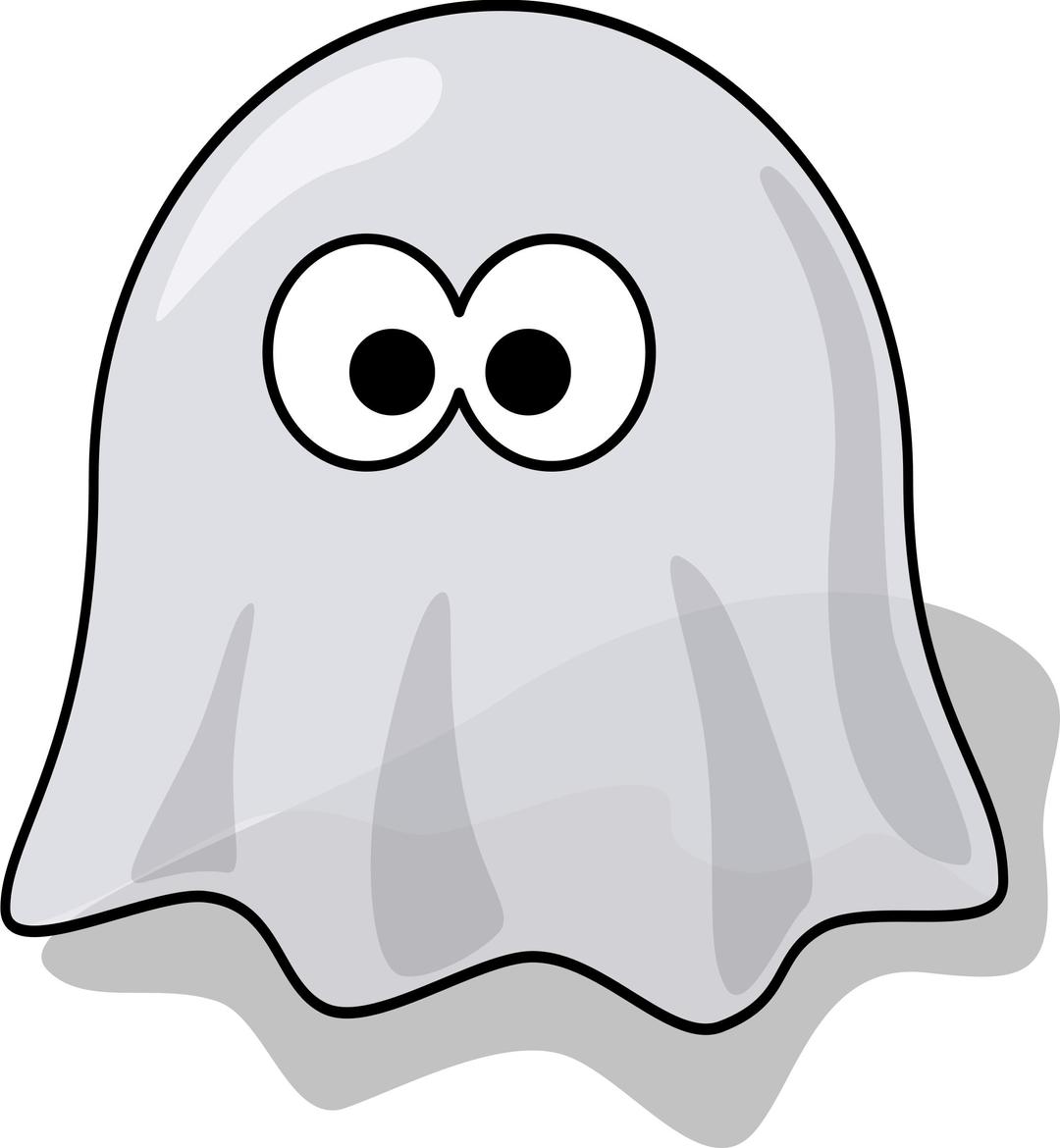 Cartoon ghost png transparent