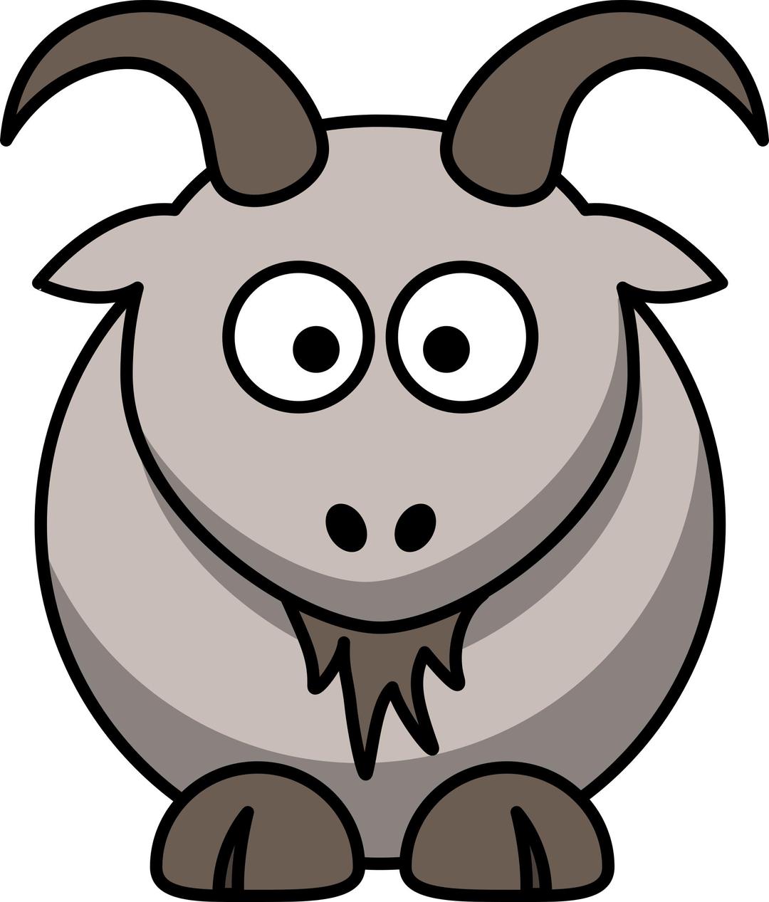 Cartoon goat png transparent