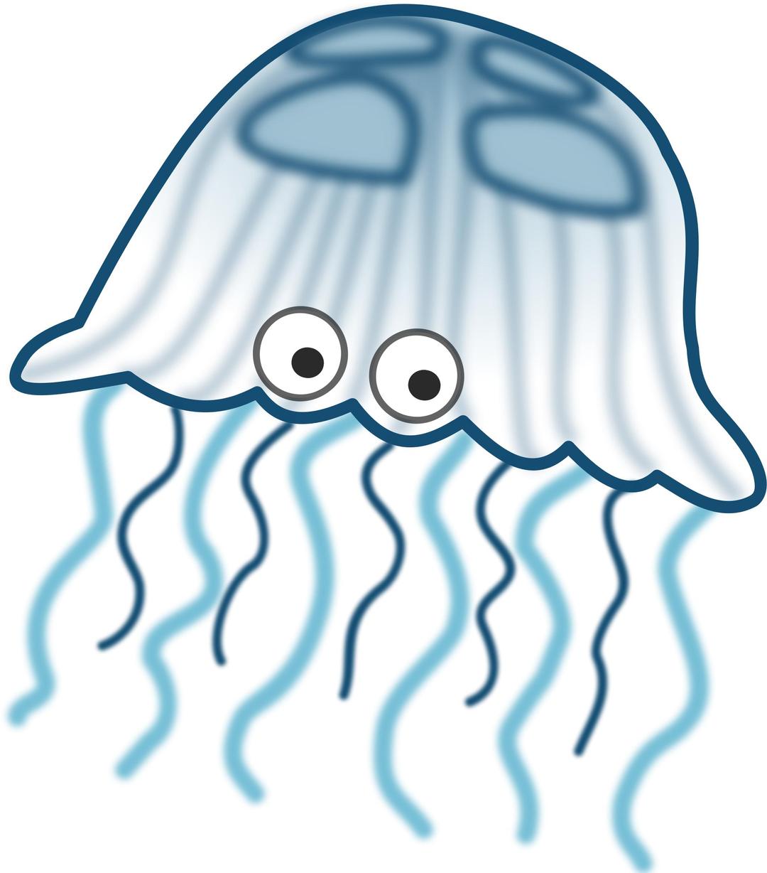 cartoon jellyfish png transparent
