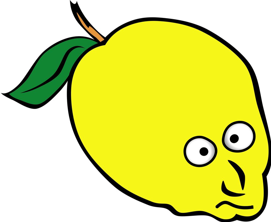 cartoon lemon png transparent