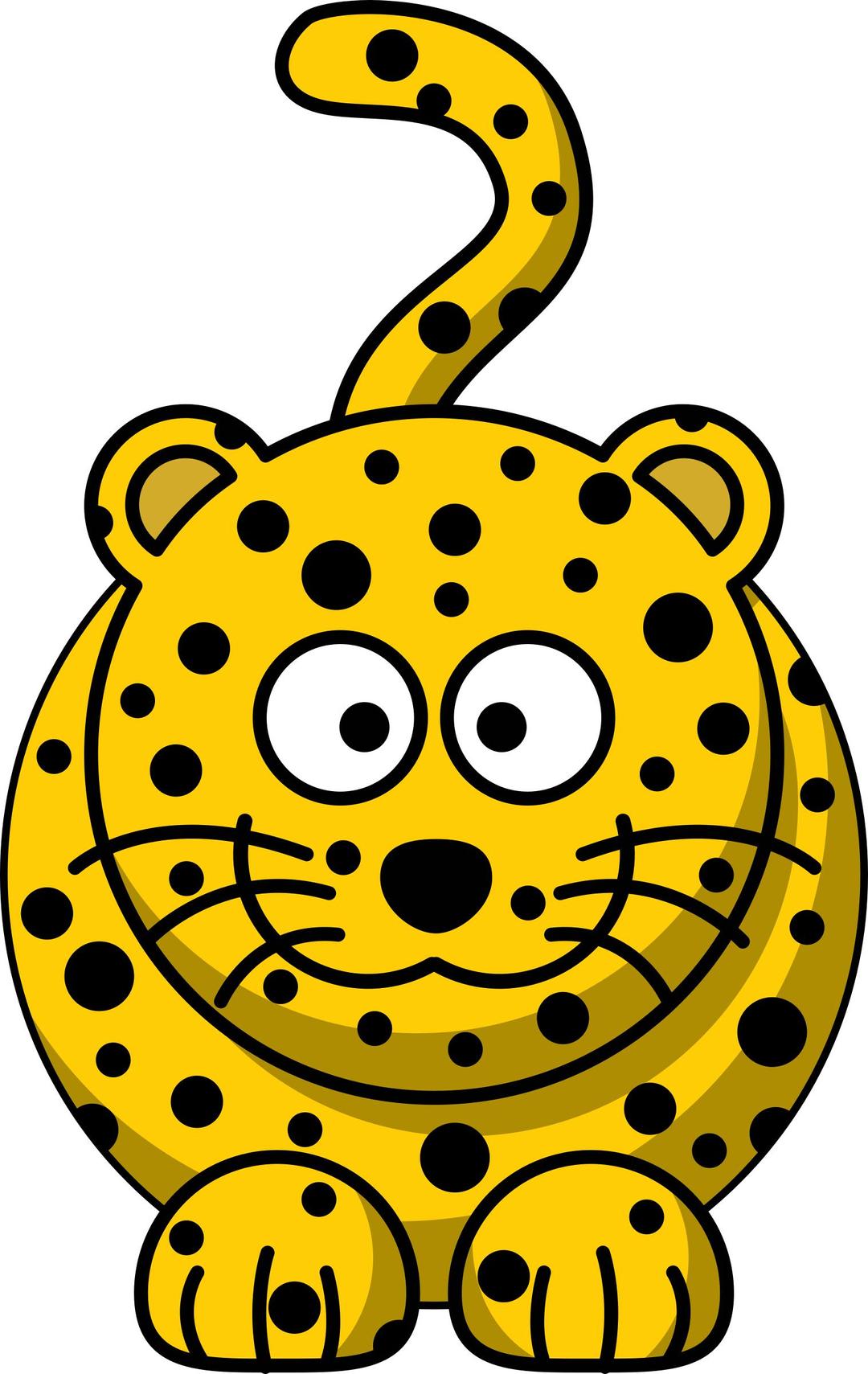 Cartoon Leopard png transparent