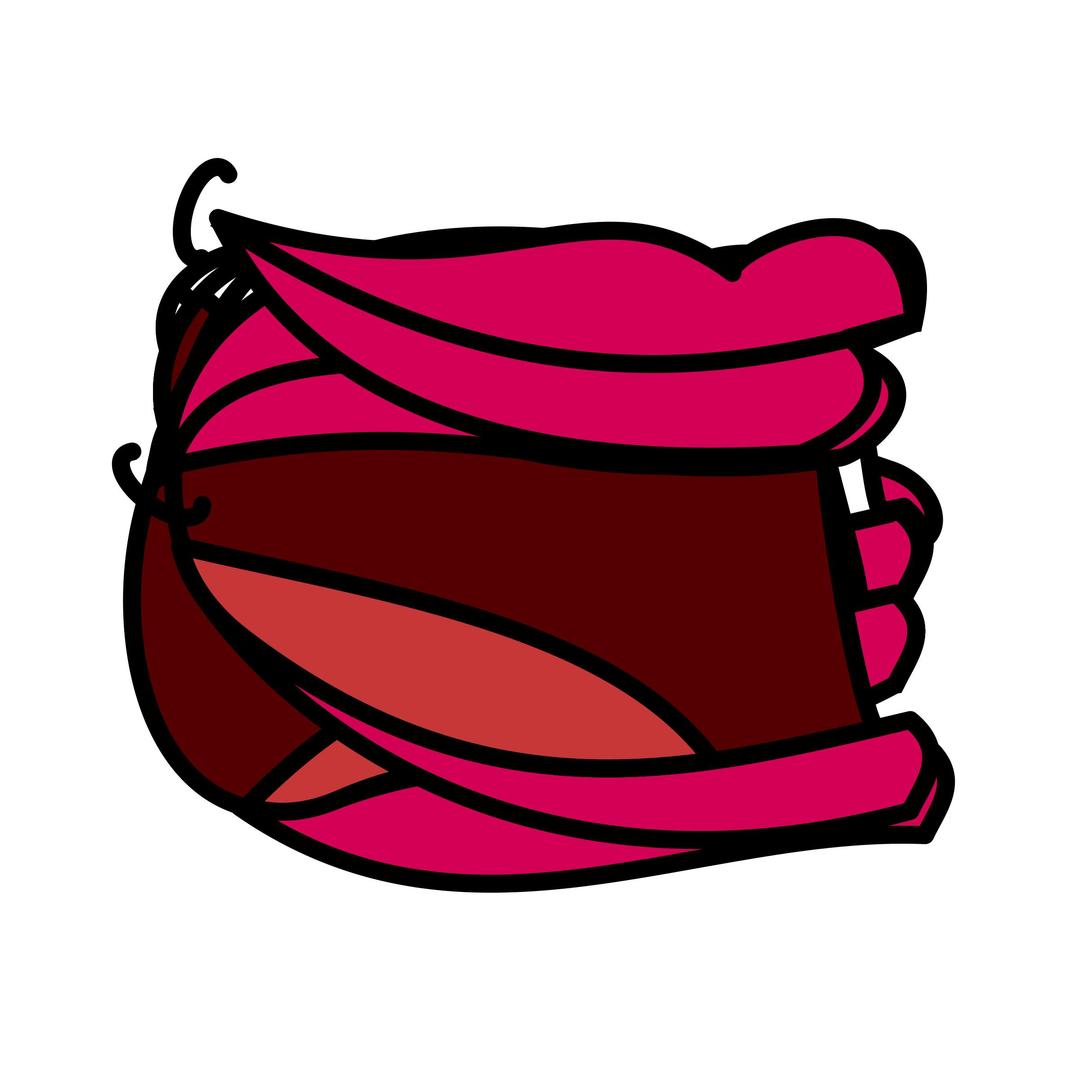 Cartoon mouth template (female) png transparent