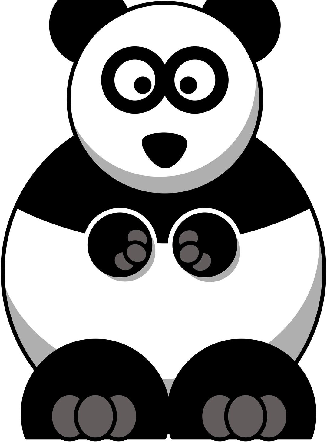 Cartoon Panda png transparent