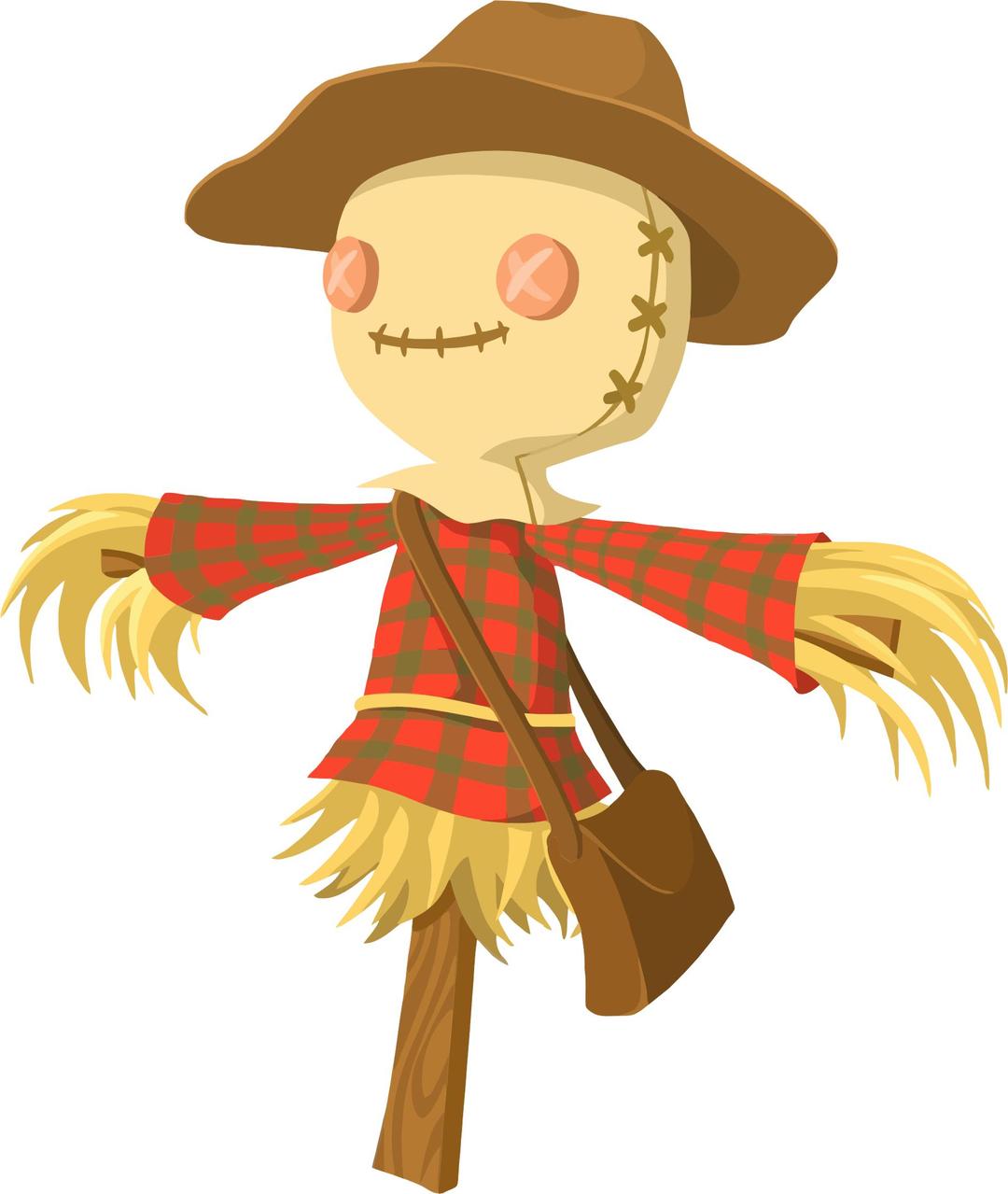 Cartoon Scarecrow png transparent